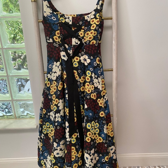 Maeve by Anthropologie Marigold Midi Party Wedding Multicolor Dress Size 0 - Picture 7 of 14